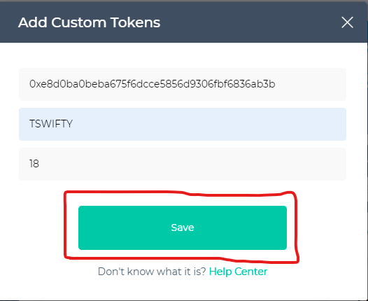 Add Custom Token 2