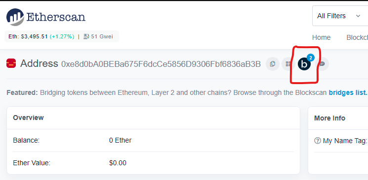 Etherscan Page 1